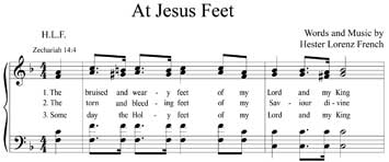 Hester Lorenz French Hymn At Jesus Feet